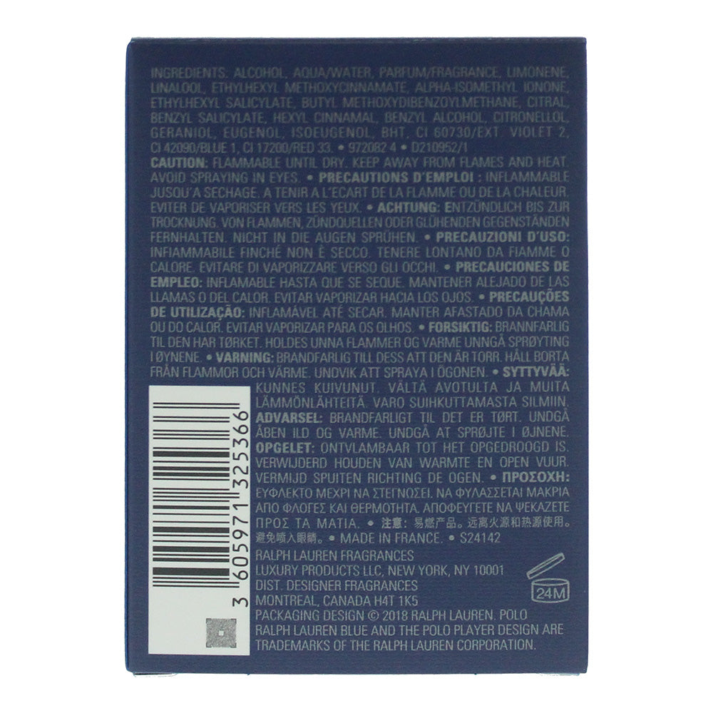 Ralph Lauren Polo Ultra Blue Eau De Toilette 40ml