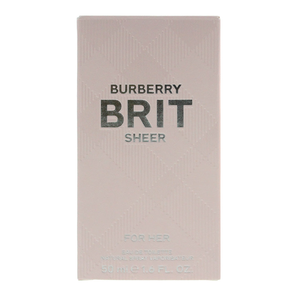 Burberry Brit Sheer Eau de Toilette 50ml - Box