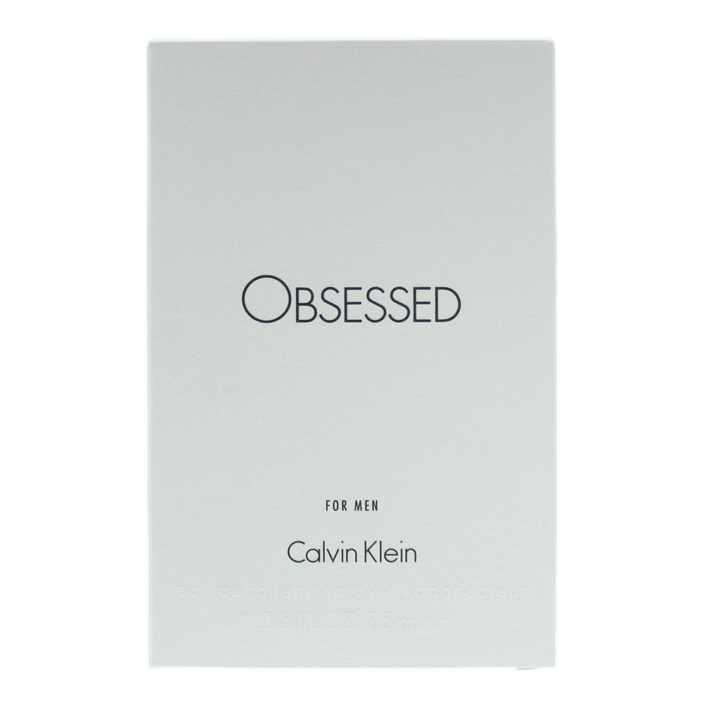 Calvin Klein Obsessed For Men Eau de Toilette 75ml - Box