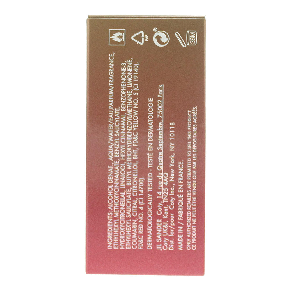 Jil Sander Sun Delight Eau de Toilette 30ml - Ingredients