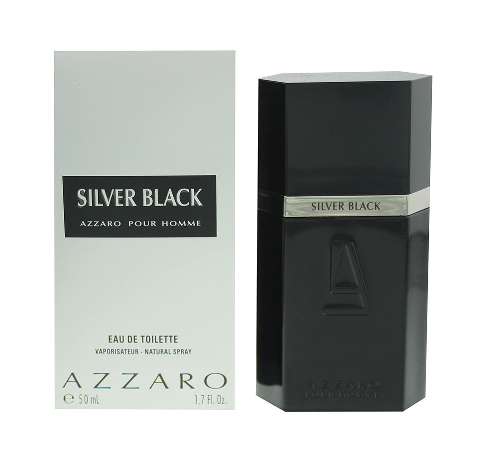 Azzaro Pour Homme Silver Black Eau De Toilette 50ml