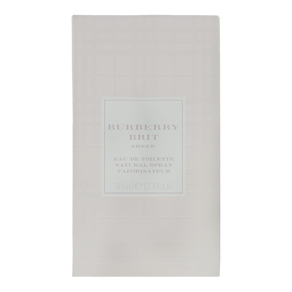 Burberry Brit Sheer Eau de Toilette 50ml - Box