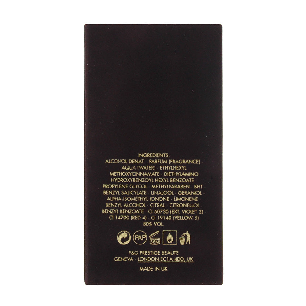Dolce & Gabbana Pour Femme Intense Eau de Parfum 50ml - Ingredients