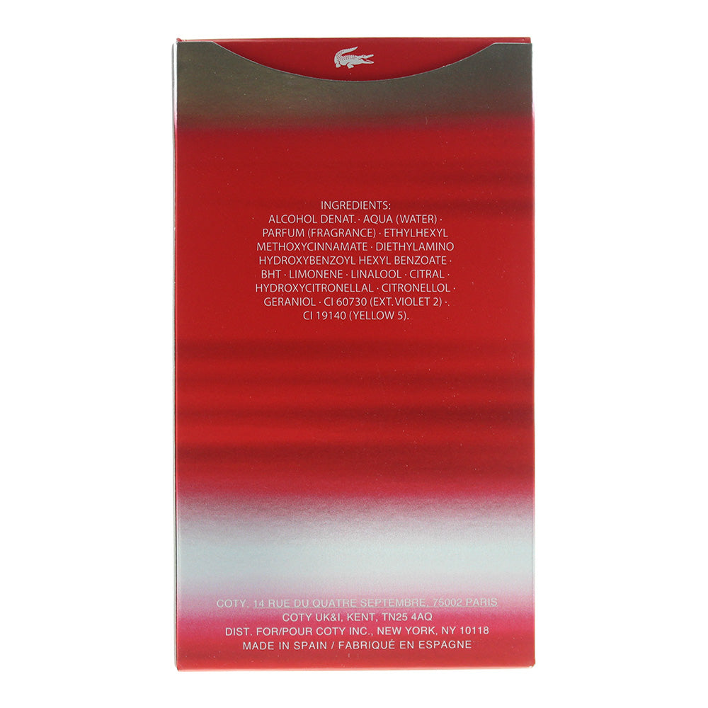 Lacoste Red Eau De Toilette 125ml