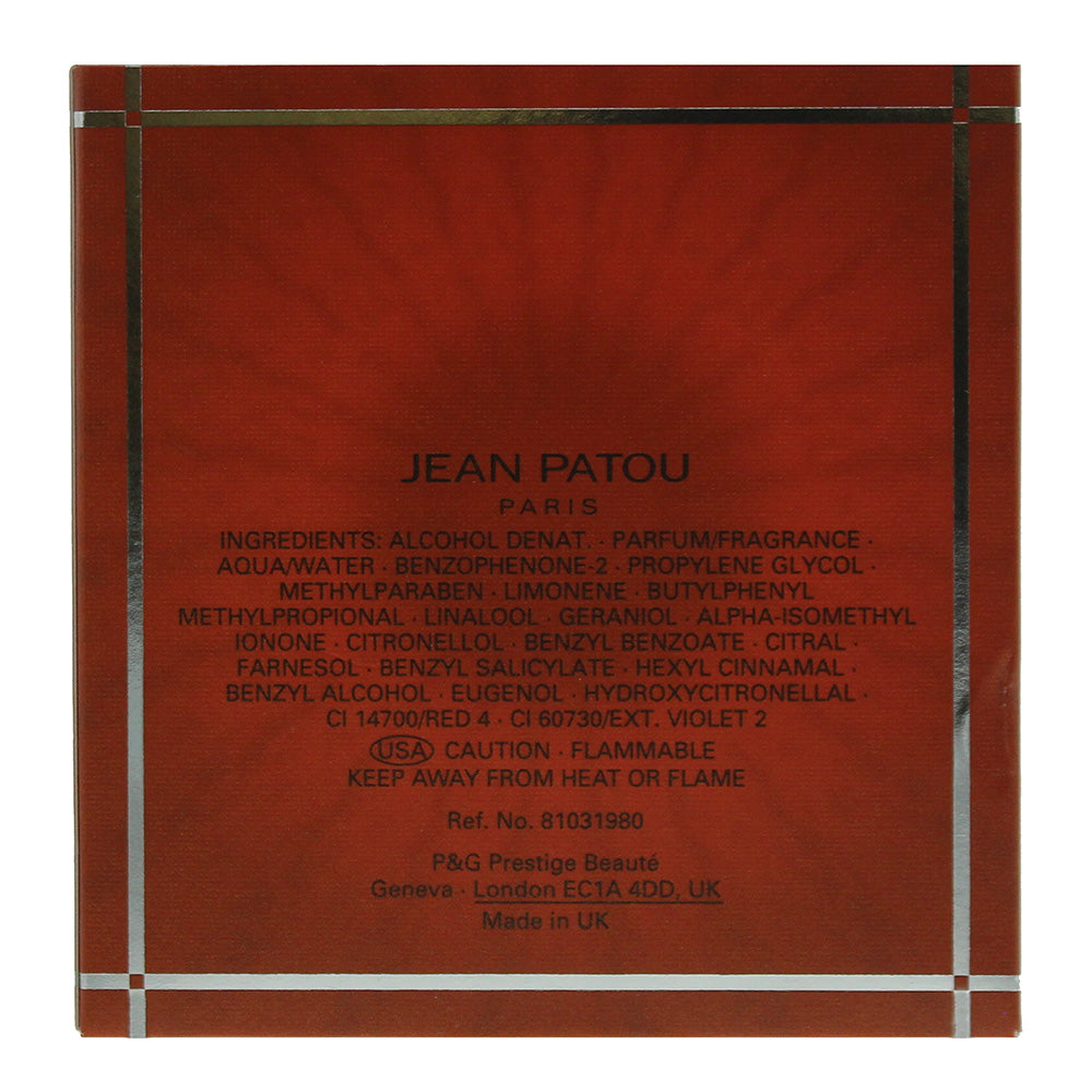 Jean Patou Sira Des Indes Eau de Parfum 30ml - Ingredients