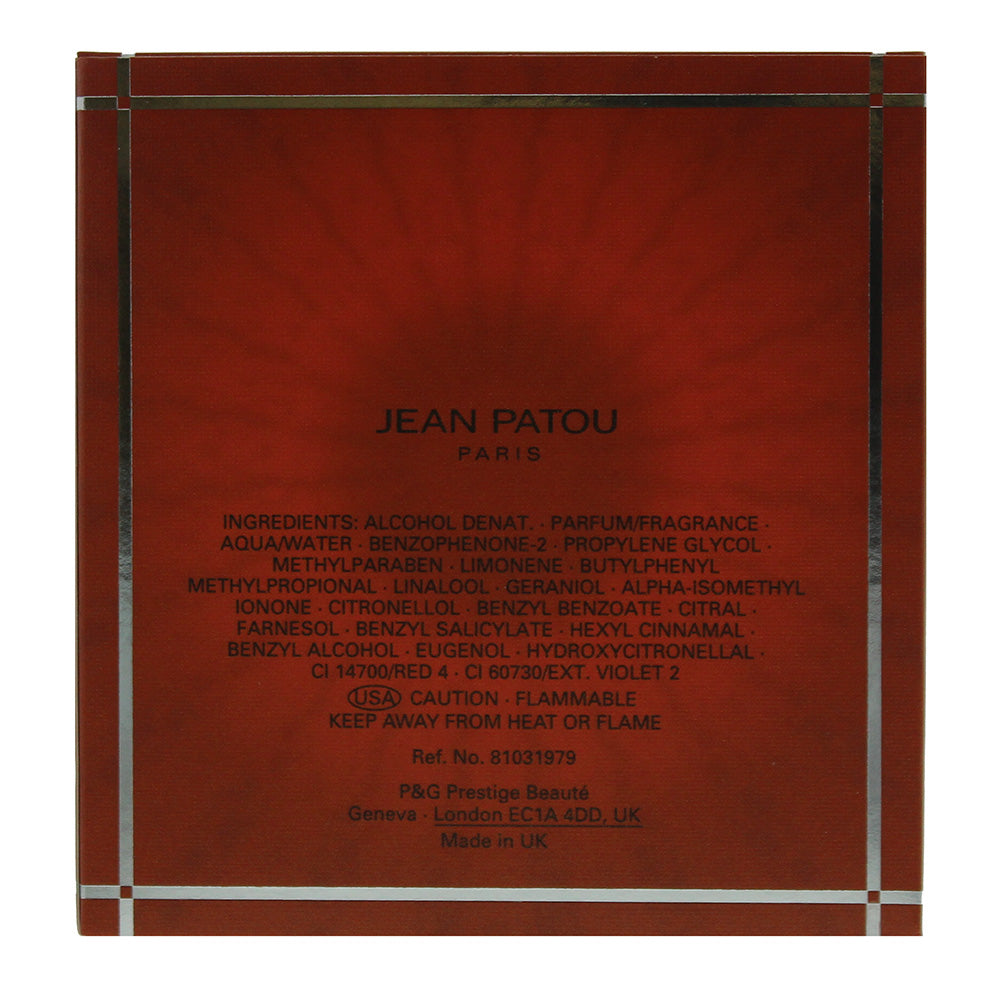 Jean Patou Sira Des Indes Eau de Parfum 50ml - Ingredients
