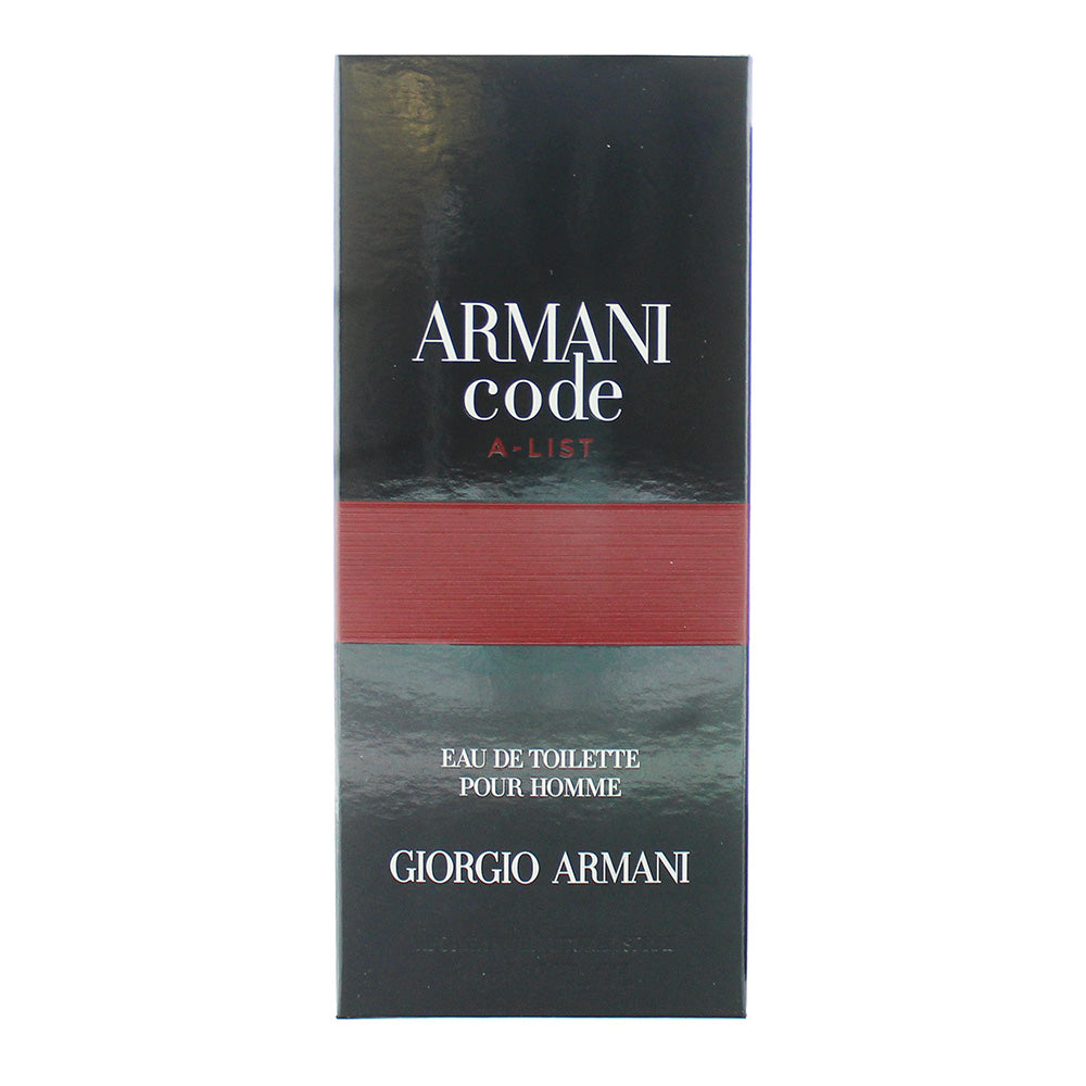 Giorgio Armani Code A List Eau de Toilette 50ml - Box
