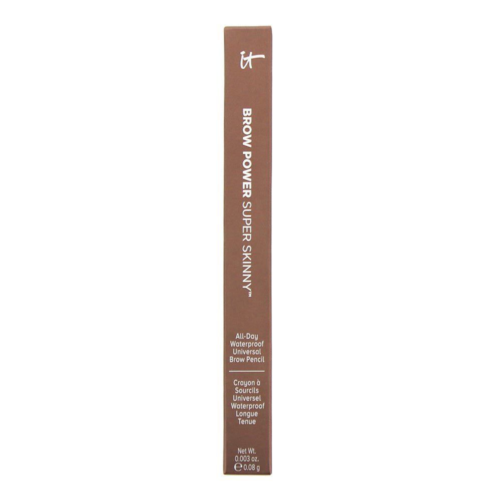 It Cosmetics Brow Power Super Skinny Universal Medium Brown Eyebrow Pencil 0.08g - Box