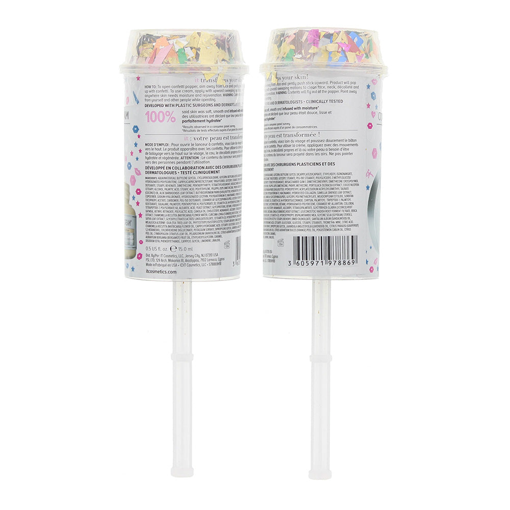 It Cosmetics Confidence in a Cream Confetti Popper 15ml - Ingredients