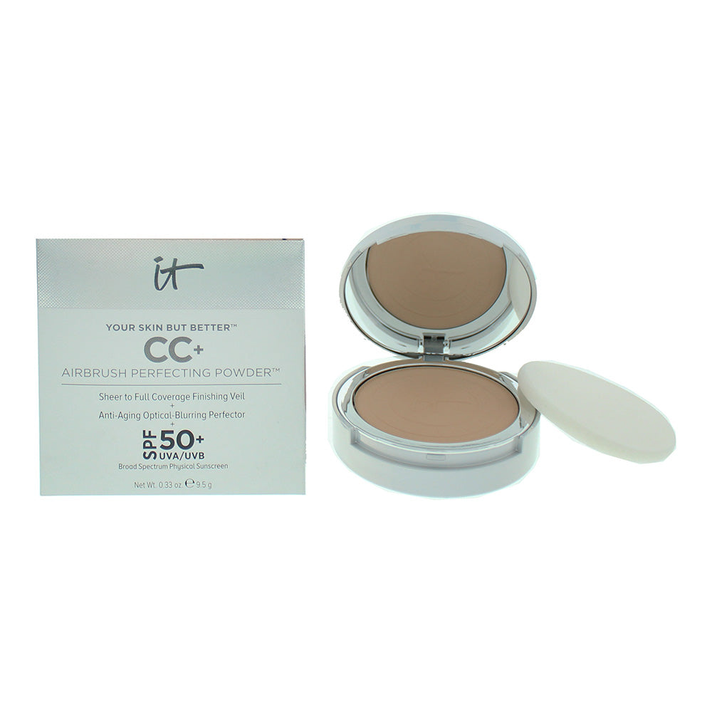 It Cosmetics Your Skin But Better CC+ Airbrush Perfecting  Medium Tan Powder 9.5g