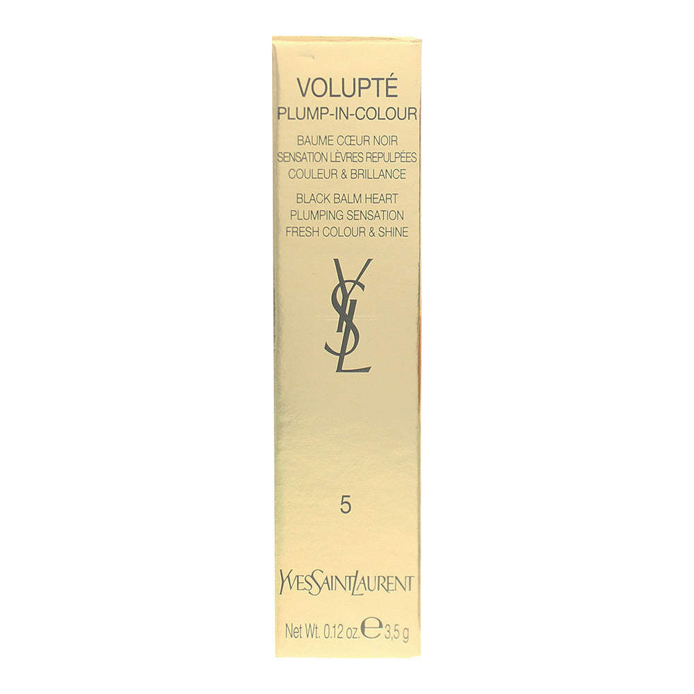 Yves Saint Laurent Volupte Plump-In-Colour 05 Delirious Orange Lipstick 3.5g - Box