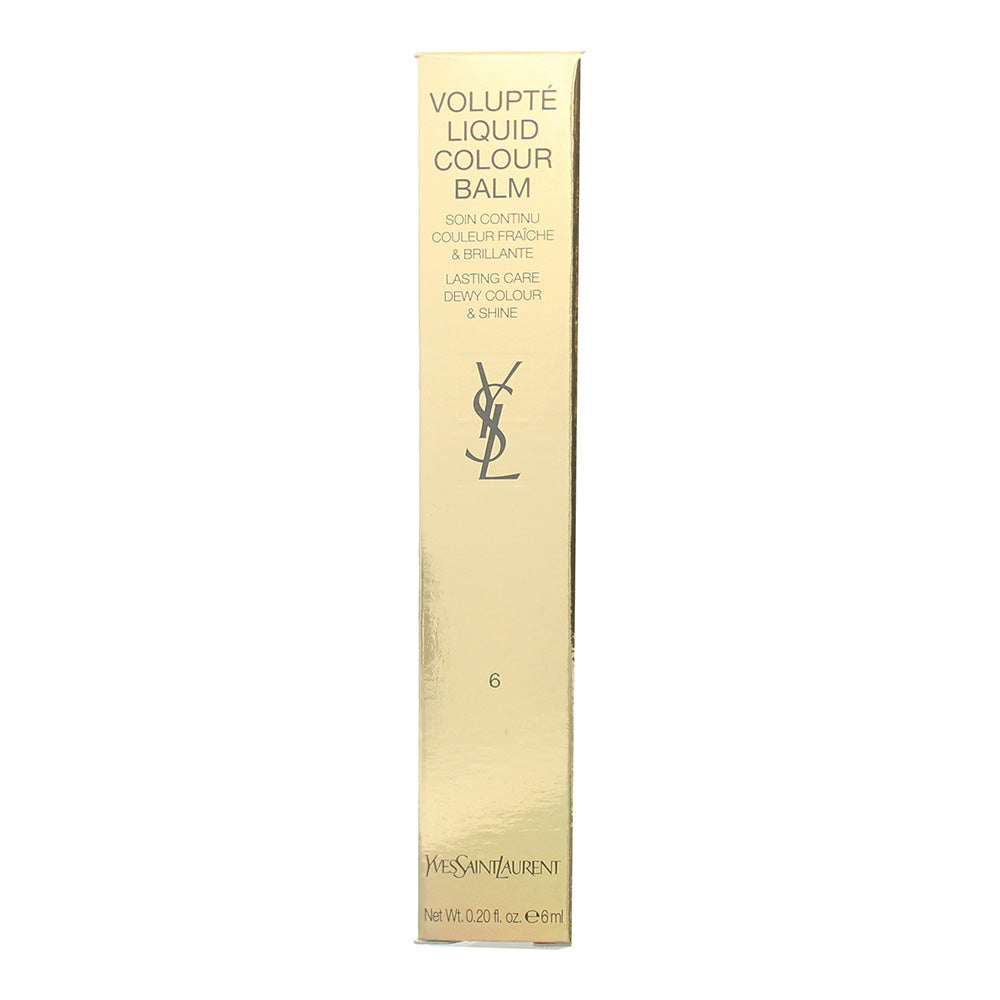 Yves Saint Laurent Volupte 06 Undress Me Coral Colour Balm 6ml - Box