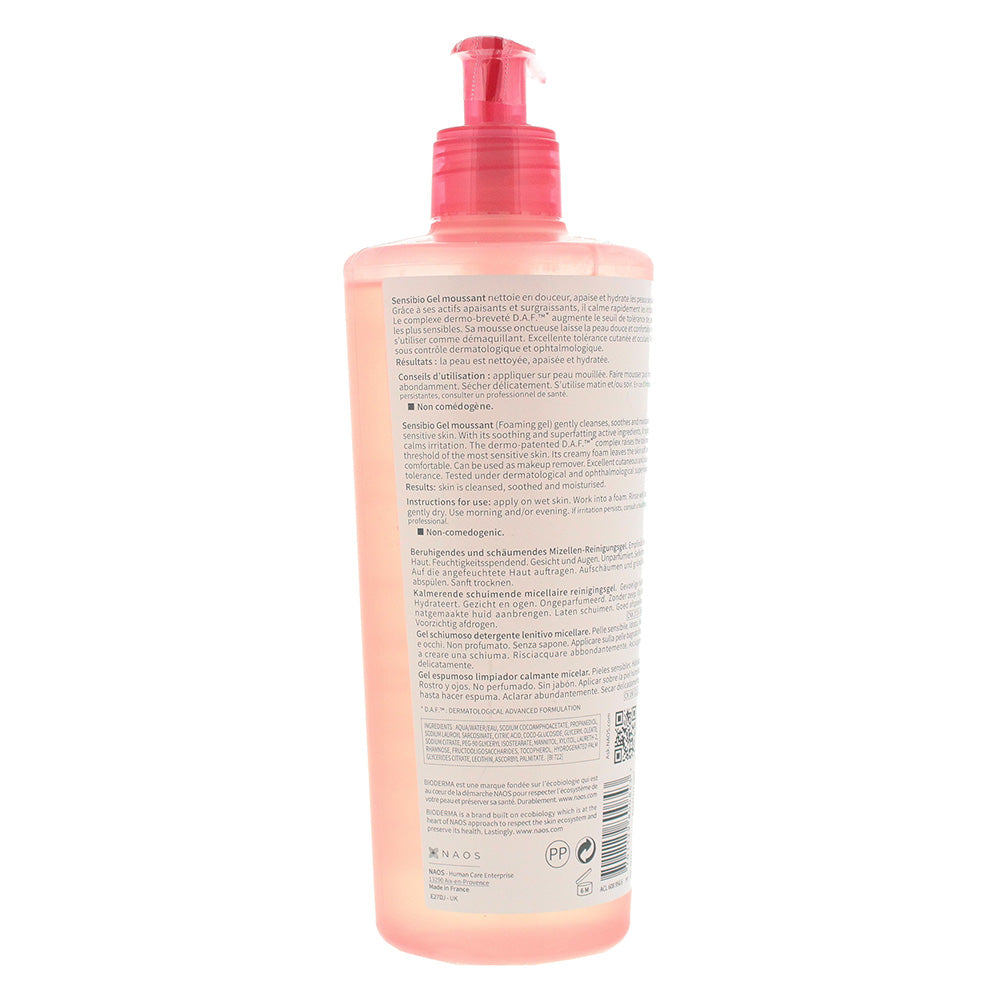 Bioderma Sensibio Cleansing Gel 500ml