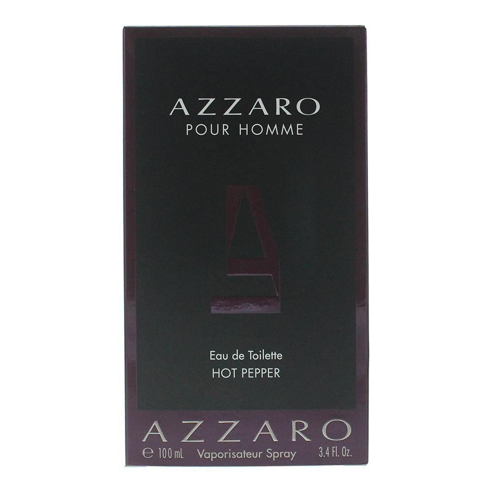 Azzaro Pour Homme Hot Pepper Eau de Toilette 100ml - Box