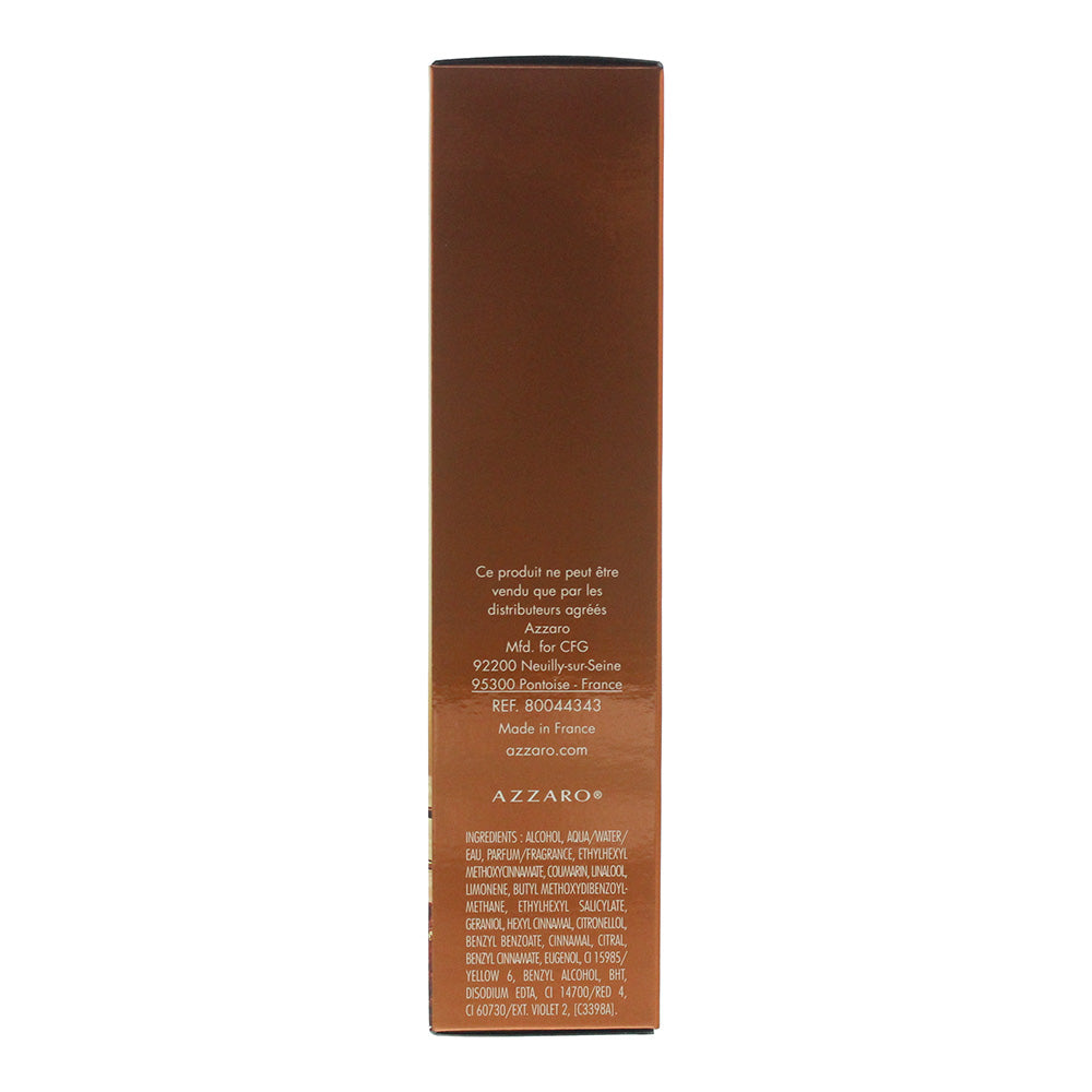 Azzaro Pour Homme Amber Fever Eau de Toilette 100ml - Ingredients