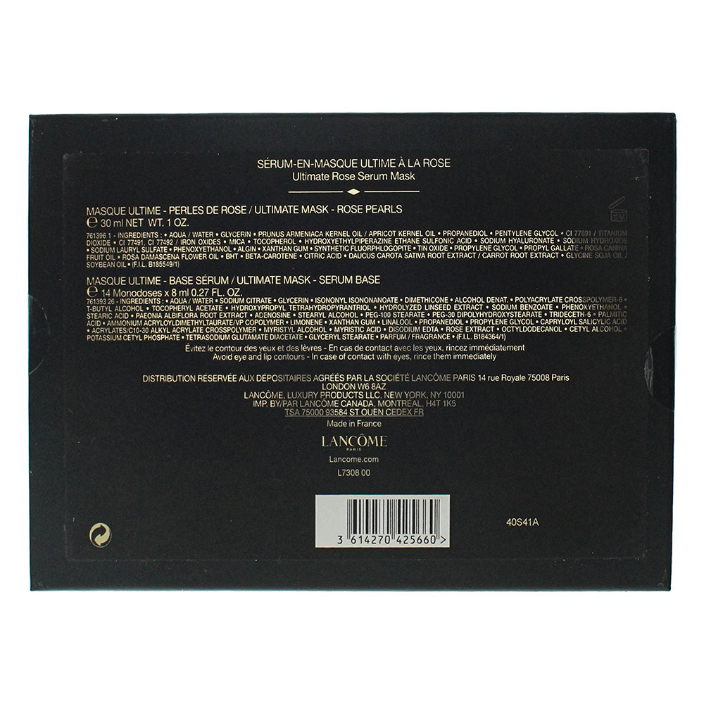 Lancôme Absolue L’Extrait Ultra Rose Serum Mask 30ml - 14 Monodoses x 8ml