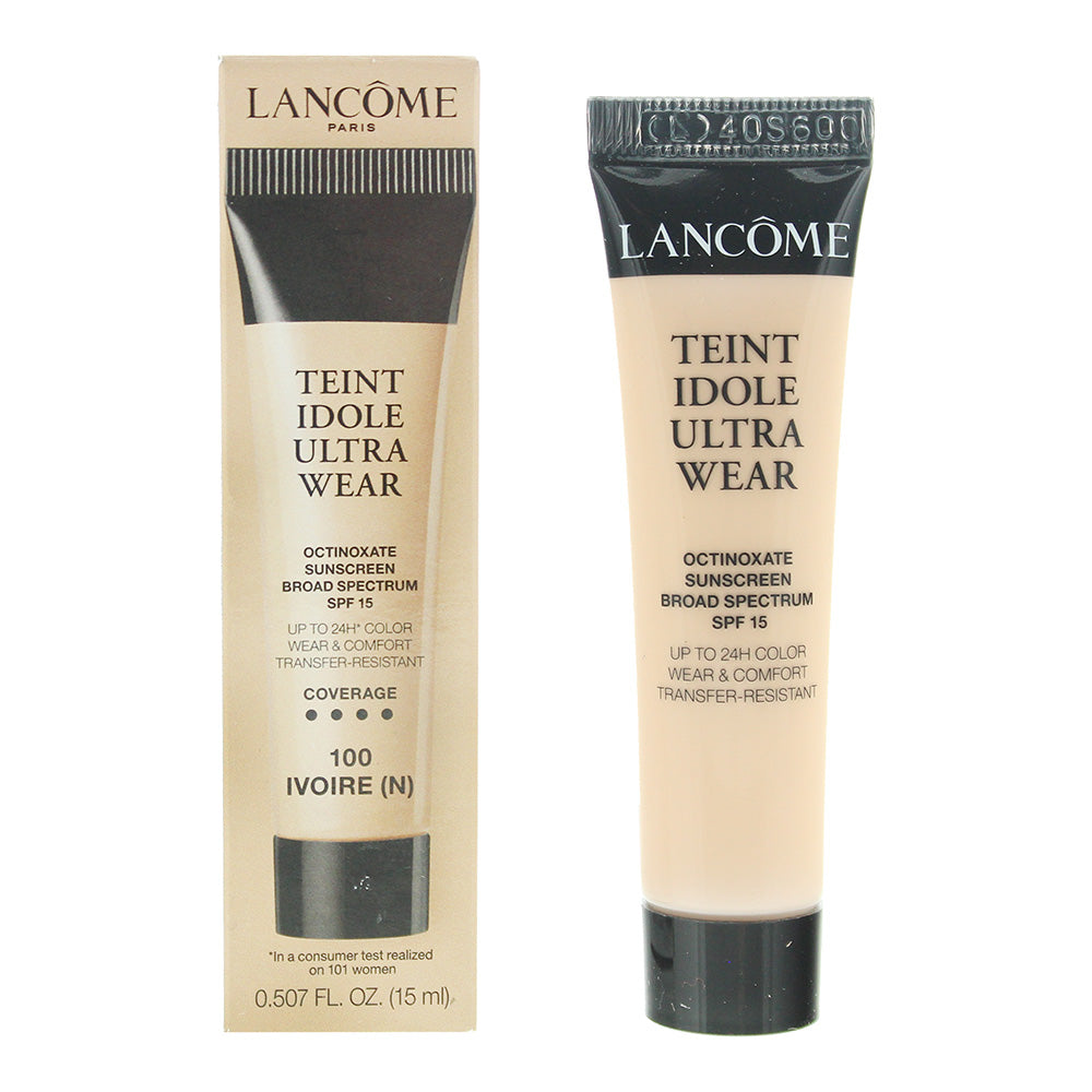 Lancôme Teint Idole Ultra Liquid 24H Longwear Foundation 15ml 100 Ivoire