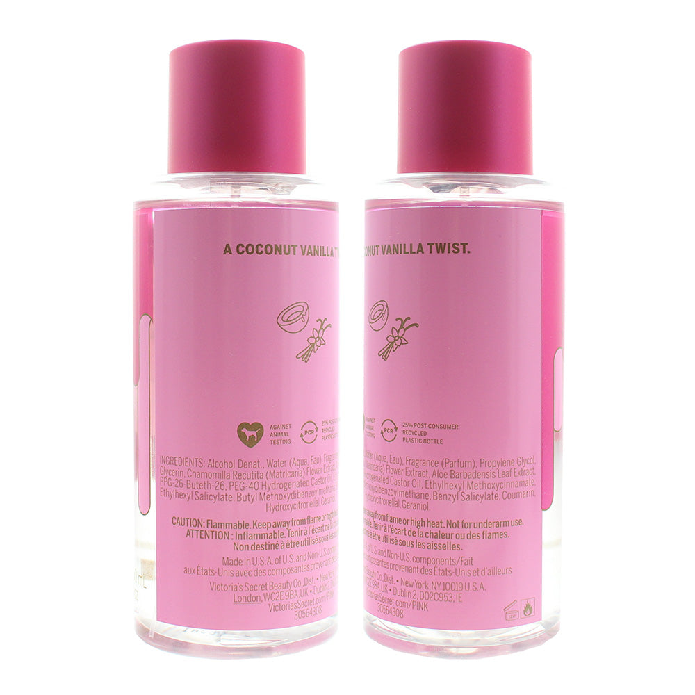 Victoria's Secret Pink Pink Coconut Body Mist 250ml - Ingredients