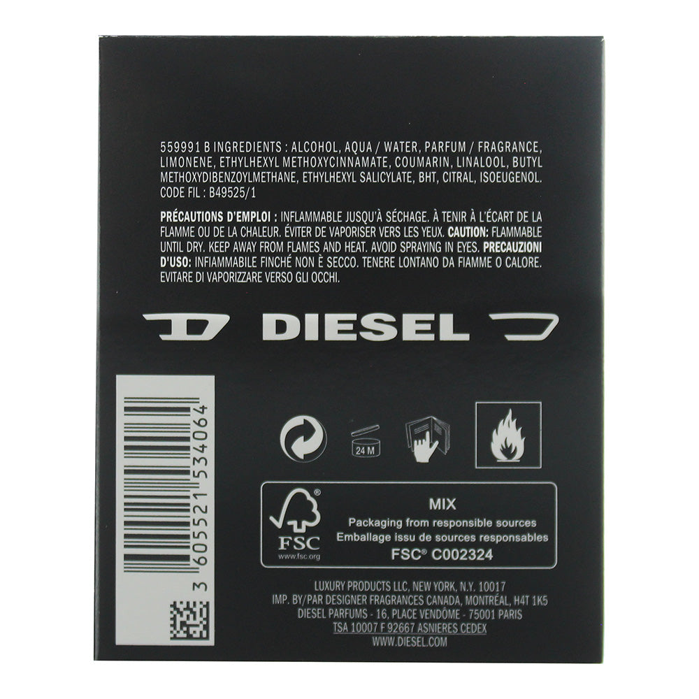 Diesel Only The Brave Tattoo Eau De Toilette 50ml