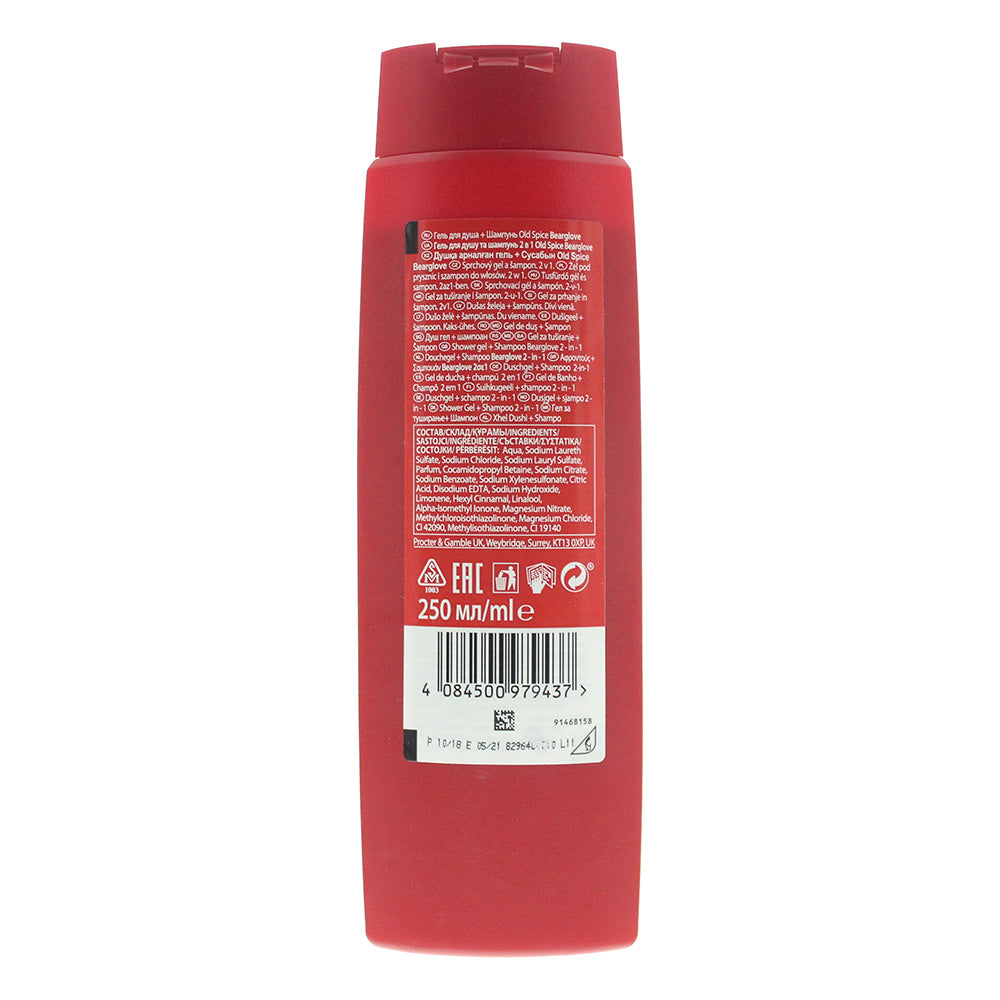 Old Spice Bearglove 2 in 1 Shower Gel + Shampoo 250ml