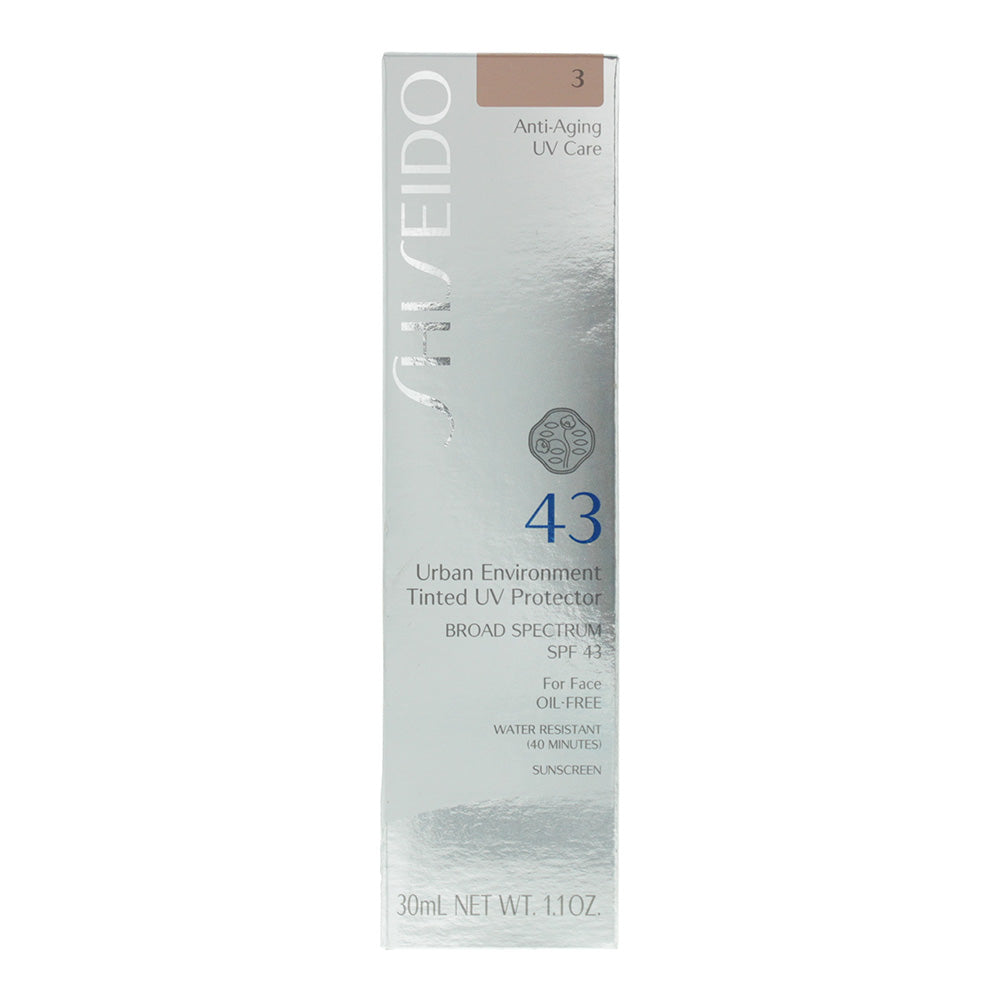 Shiseido 43 Urban Environment #3 Tinted UV Protector 30ml - Box