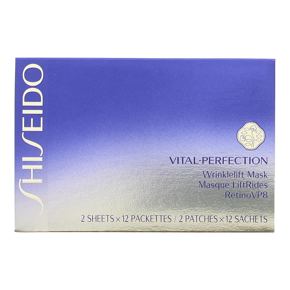 Shiseido Vital Perfection Wrinklelift Mask 12 sachets - Box