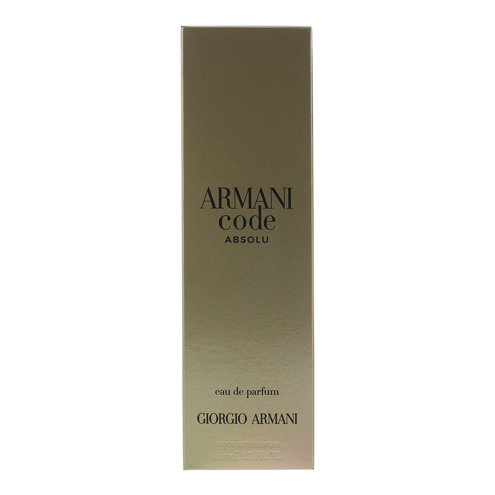 Giorgio Armani Code Absolu Eau de Parfum 50ml - Box