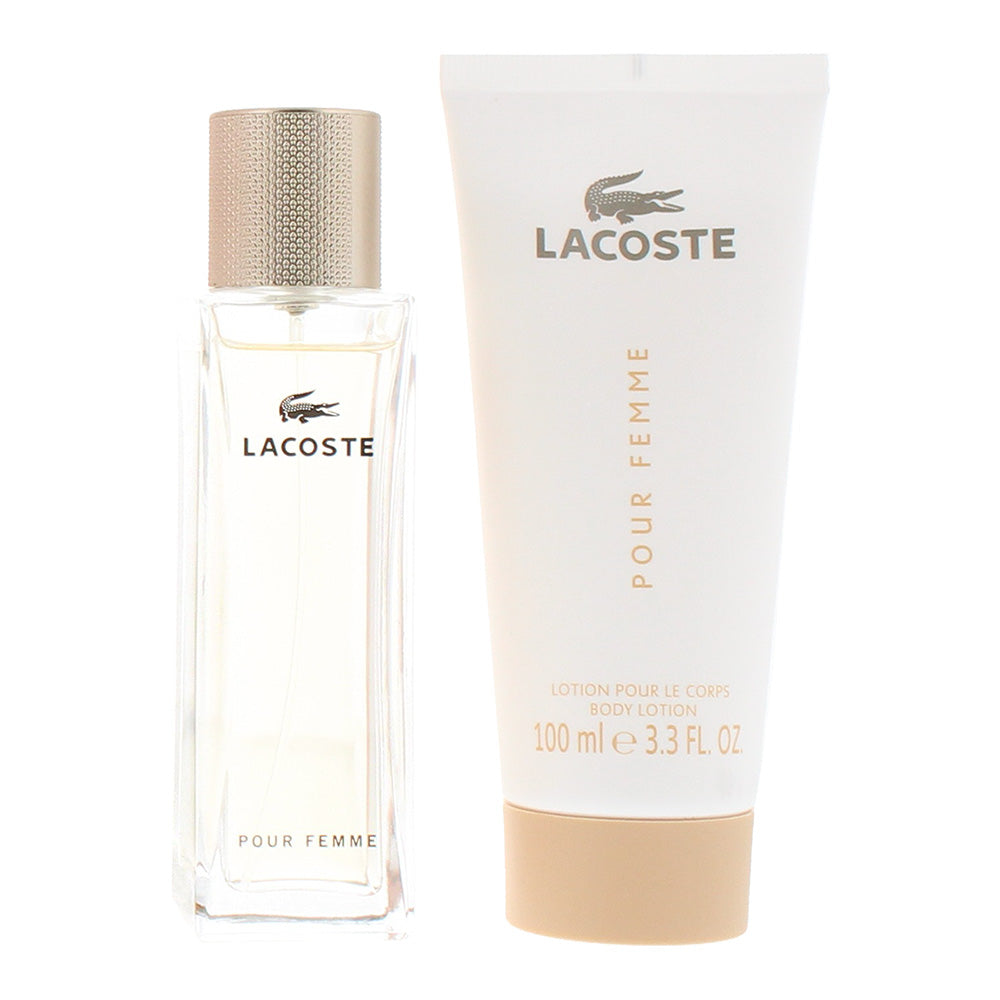 Lacoste Pour Femme 2 Piece Gift Set: Eau de Parfum 50ml - Body Lotion 100ml - Product