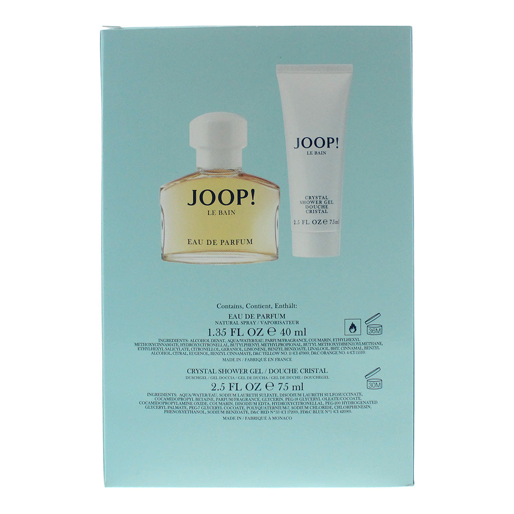 Joop! Le Bain 2 Piece Gift Set: Eau de Parfum 40ml -  Shower Gel 75ml