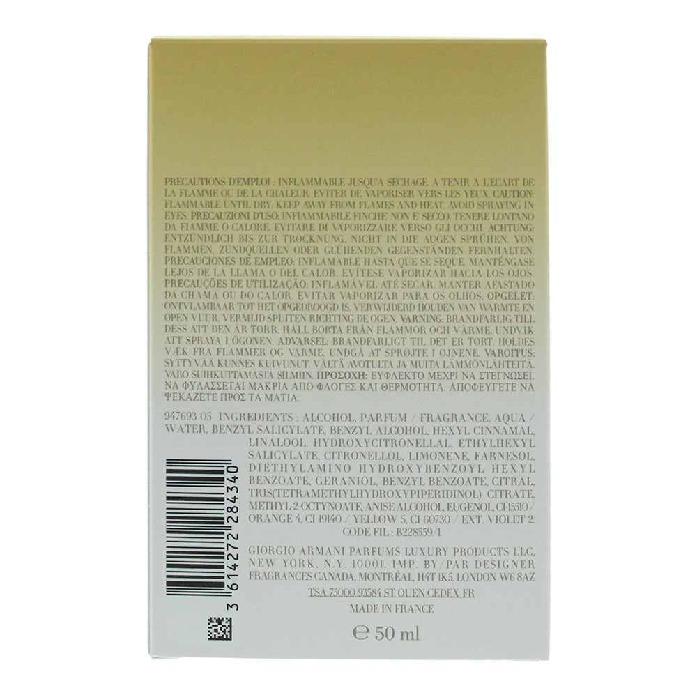 Giorgio Armani Light Di Gioia Eau de Parfum 50ml