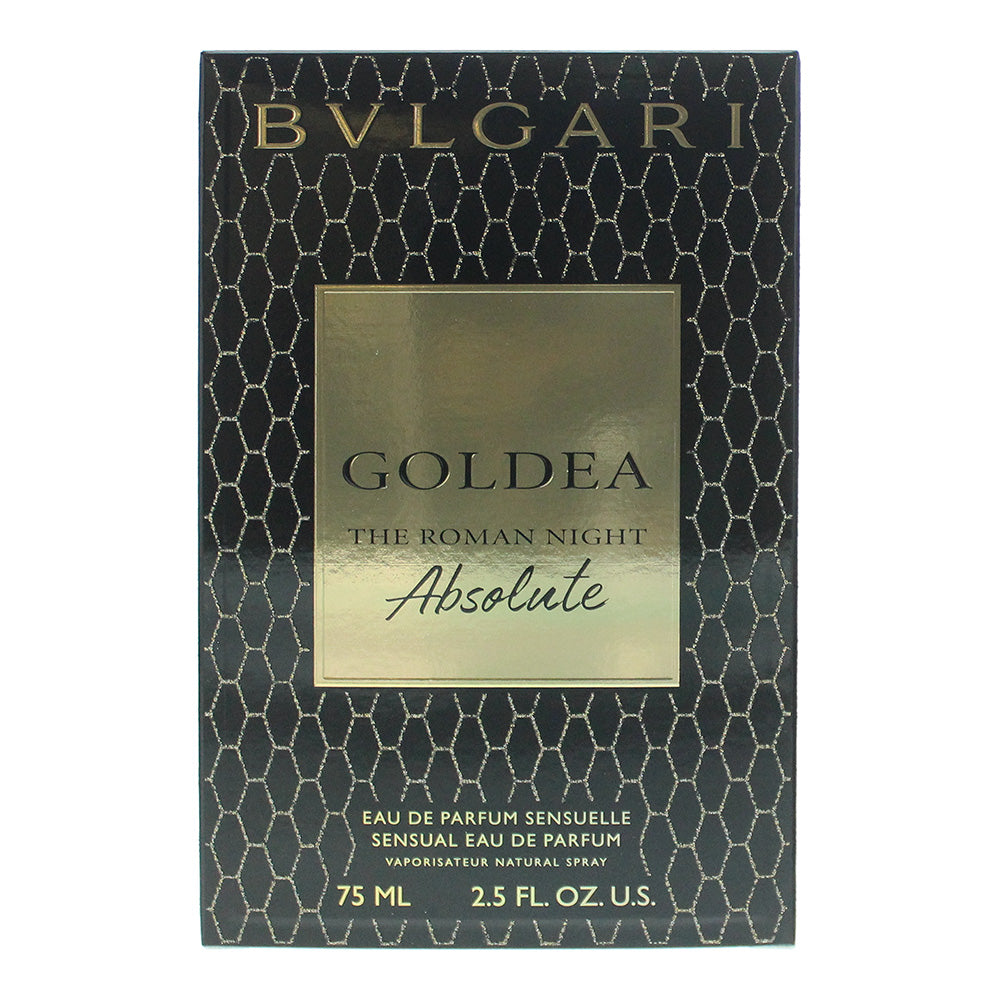 Bulgari Goldea The Roman Night Absolute Sensual Eau de Parfum 75ml - Box