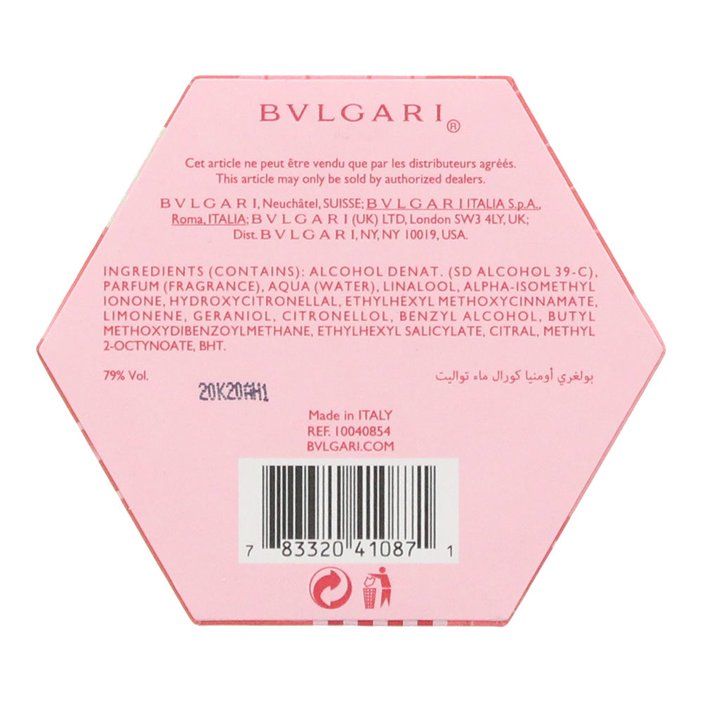 Bulgari Omnia Coral Eau De Toilette 65ml
