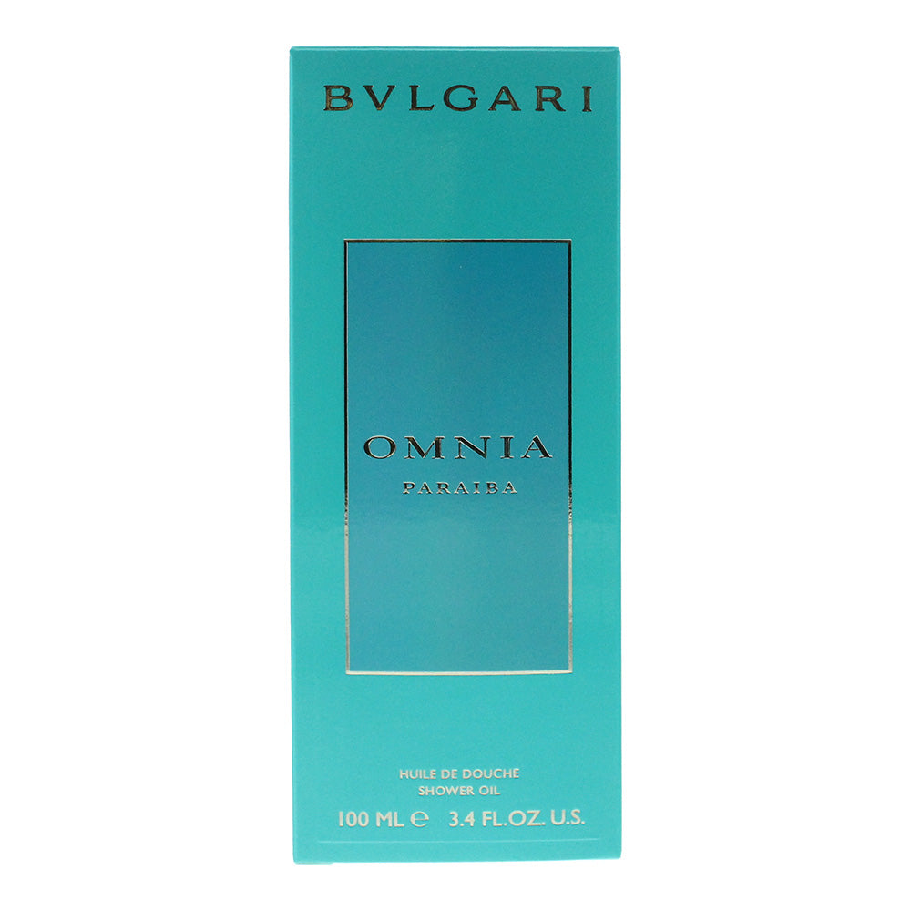 Bulgari Omnia Paraiba  Shower Oil 100ml - Box