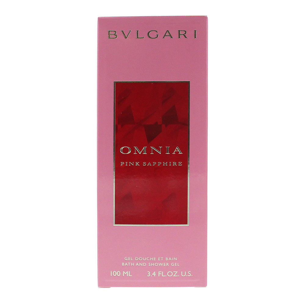 Bulgari Omnia Pink Sapphire Bath And Shower Gel 100ml - Box