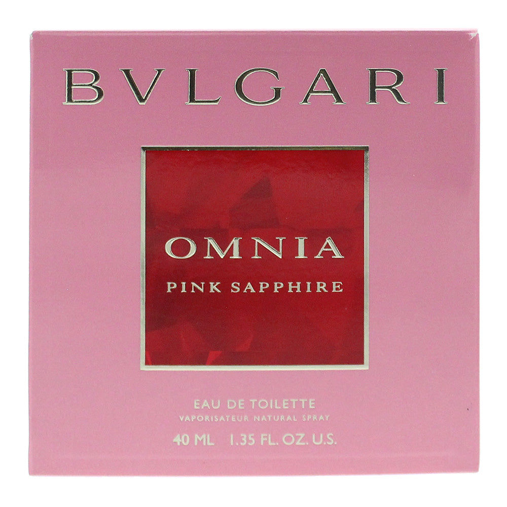 Bulgari Omnia Pink Sapphire Eau de Toilette 40ml - Box