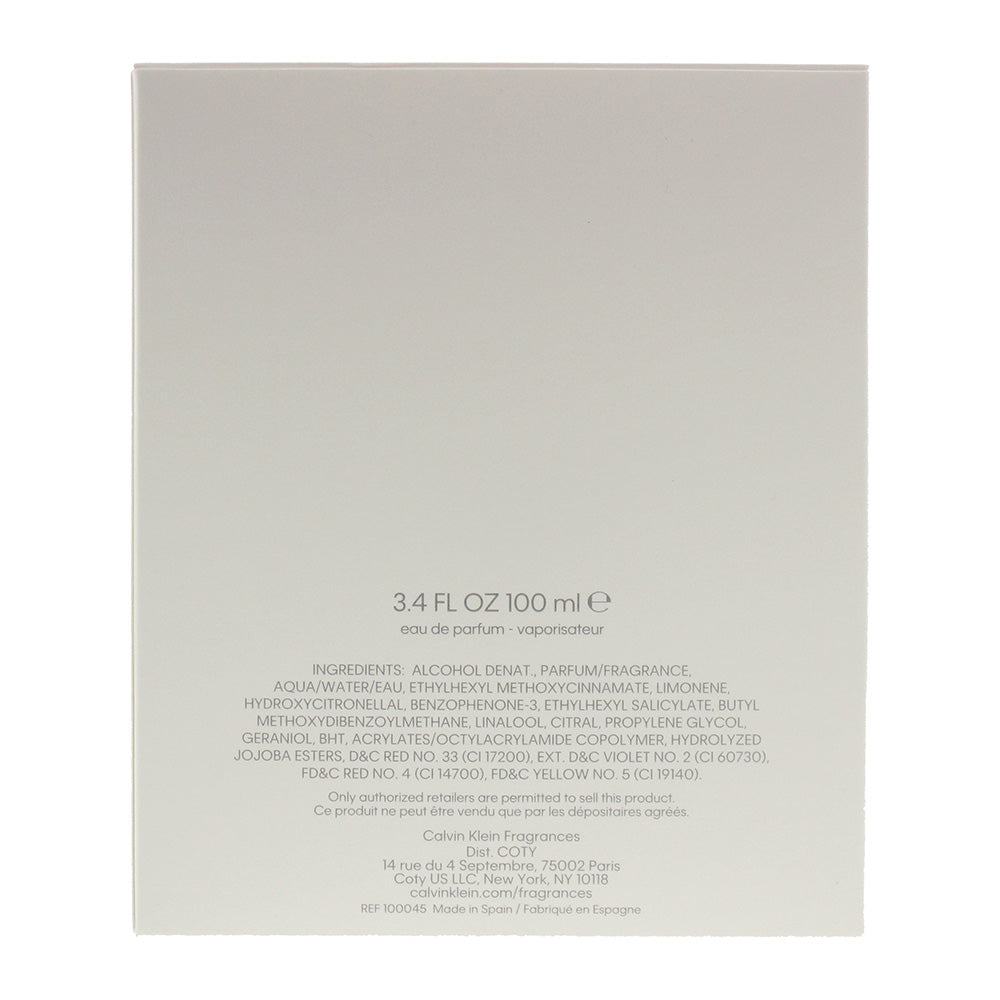 Calvin Klein Women Eau De Parfum 100ml