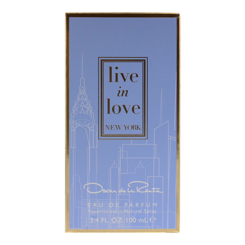 Oscar De La Renta Live In Love New York Eau de Parfum 100ml - Box