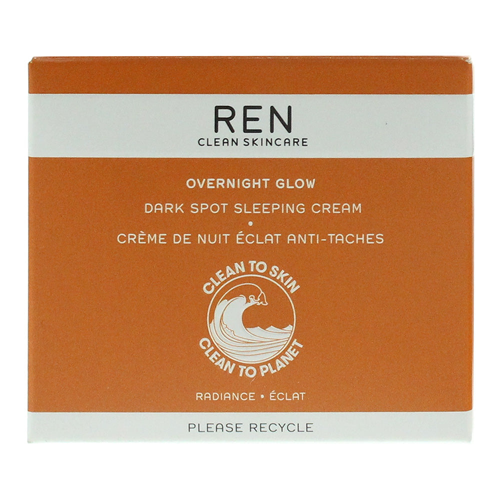 Ren Clean Skincare Overnight Glow Dark Spot Sleeping Cream 50ml - Box