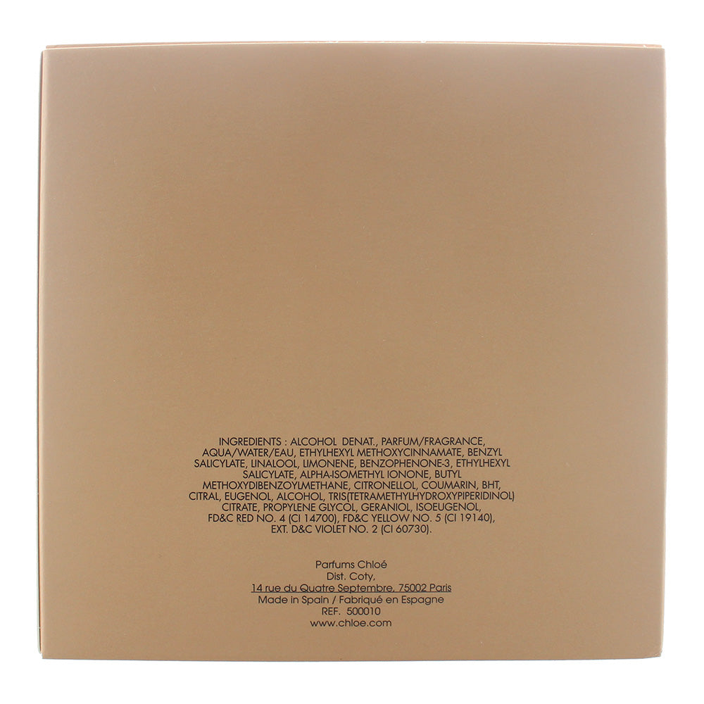 Chloé Nomade Eau de Toilette 50ml - Ingredients
