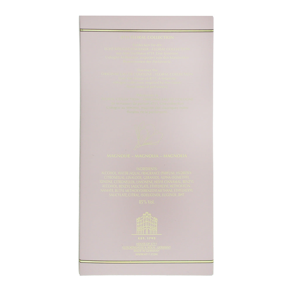 4711 Floral Collection Magnolia Eau De Cologne 100ml
