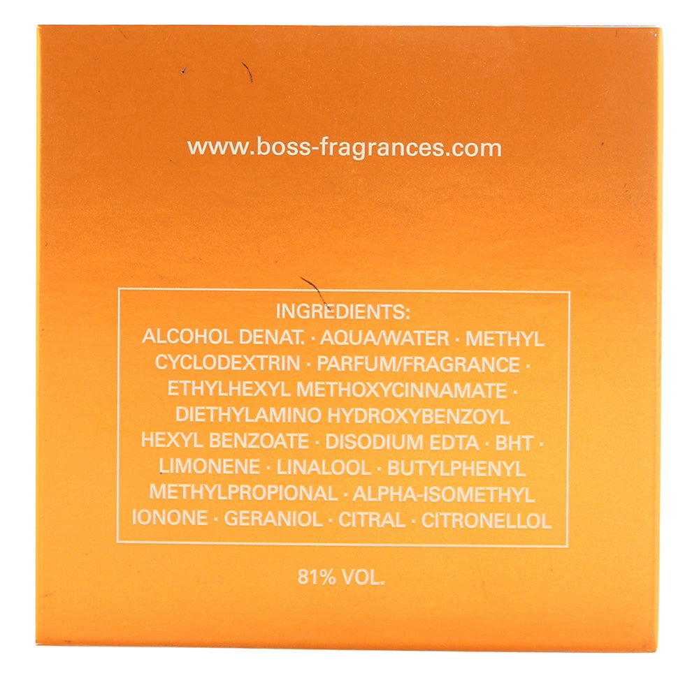 Hugo Boss Boss In Motion Made For Summer Eau de Toilette 40ml - Ingredients