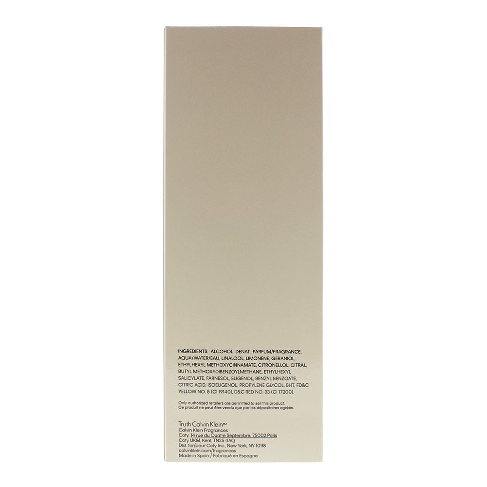 Calvin Klein Truth Eau de Parfum 100ml
