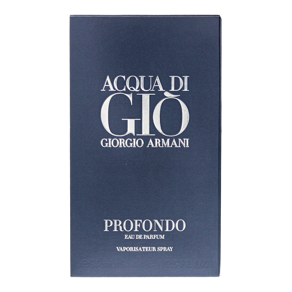 Giorgio Armani Acqua Di Giò Profondo Eau de Parfum 75ml - Box