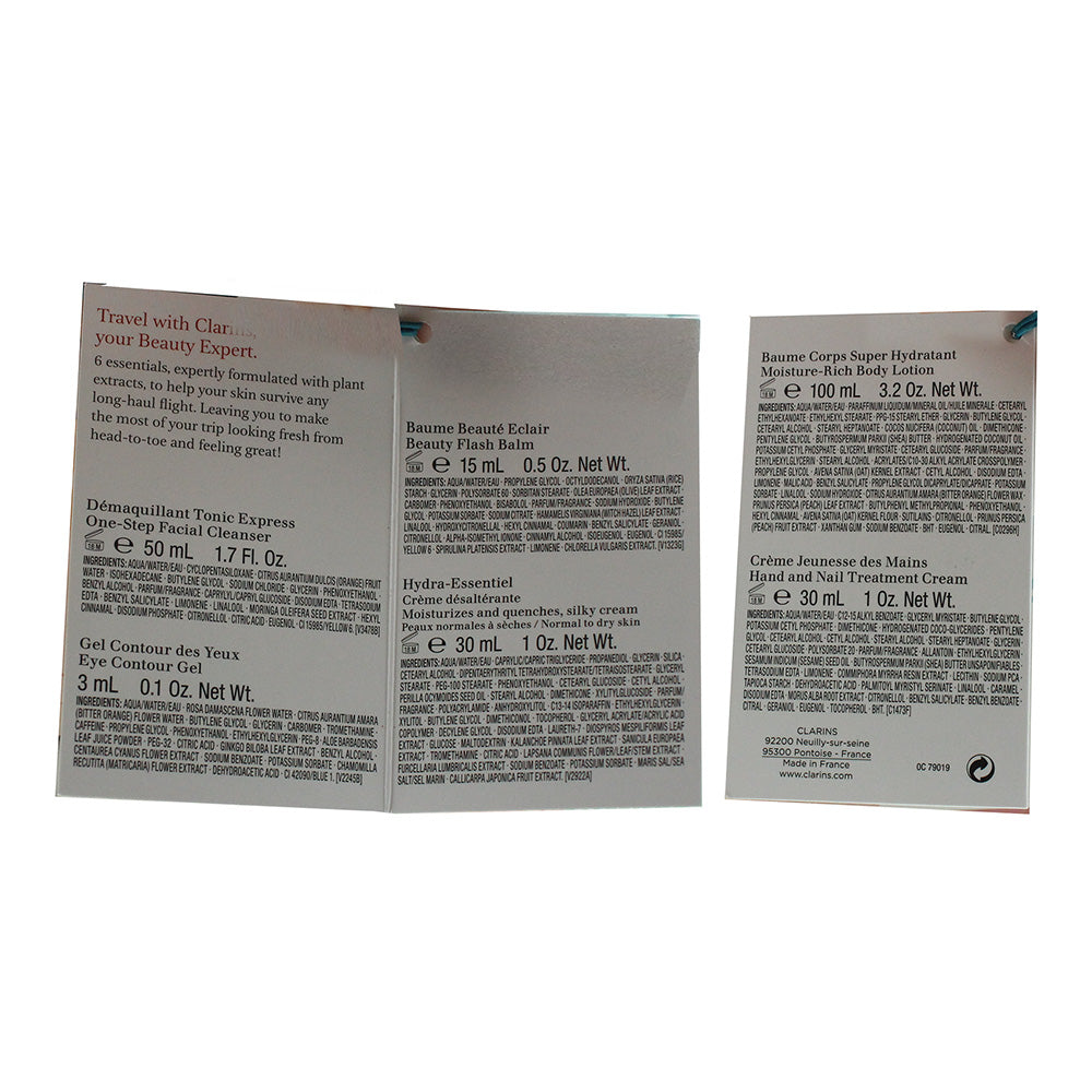 Clarins 6 Piece Gift Set: Clarins Head-to-Toe Moisturizing Essentials Set