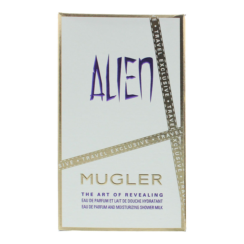 Mugler Alien 3 Piece Gift Set: Eau de Parfum 60ml - Eau de Parfum 10ml -  Shower - Box