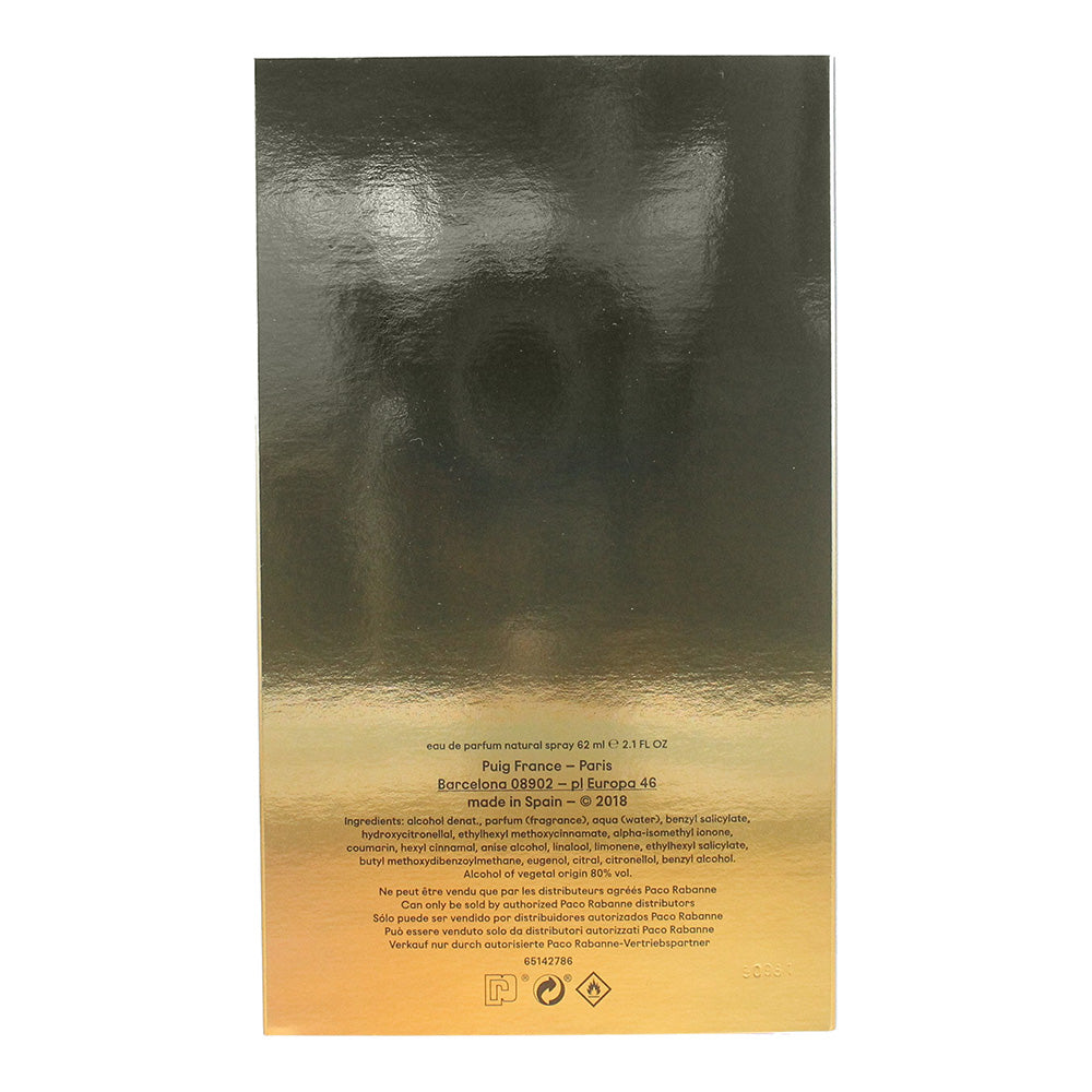 Paco Rabanne Pacollection Crazy Me Eau de Parfum 62ml - Ingredients