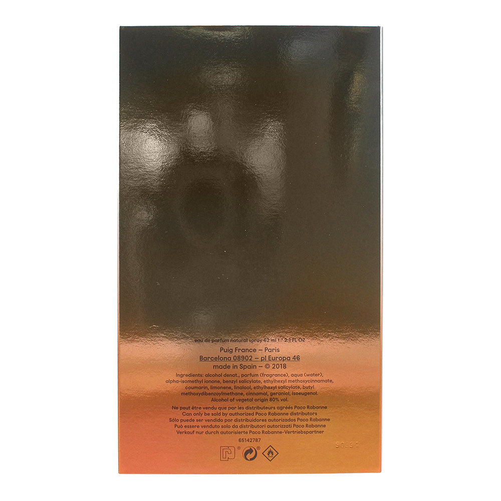 Paco Rabanne Pacollection Fabulous Me Eau de Parfum 62ml - Ingredients