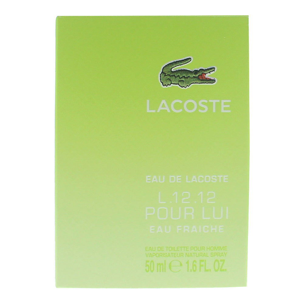 Lacoste Eau de Lacoste L.12.12 Pour Lui Eau Fraiche Eau de Toilette 50ml - Box