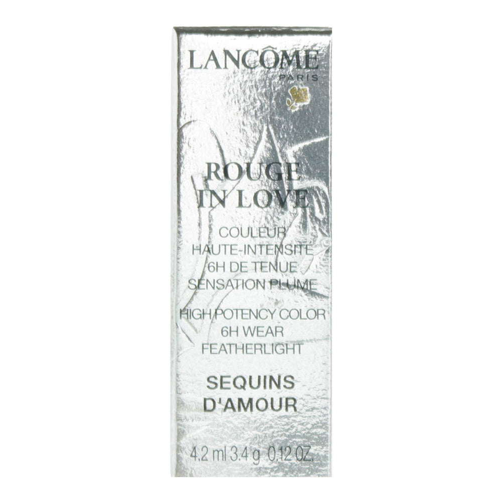 Lancôme Rouge In Love High Potency 6h Wear 170N Sequins d'amour Lipstick 3.4g - Box