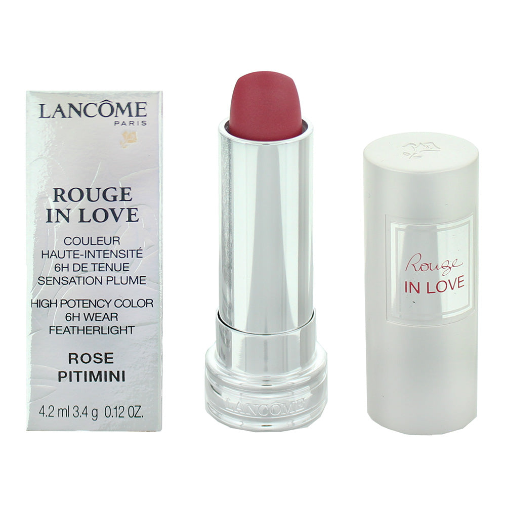 Lancôme Rouge In Love High Potency 6h Wear #353M Rose Pitimini Lip Color 3.4g